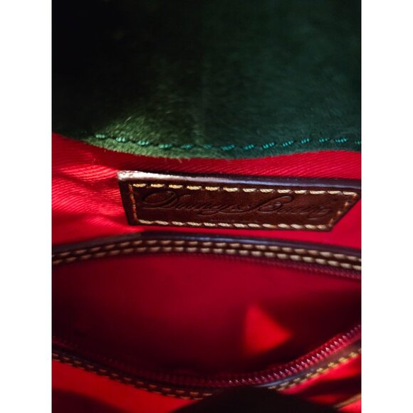 Dooney & Bourke Zip Sac Chestnut Leather Crossbody Shoulder Bag With Tassel Acce - Picture 12 of 16